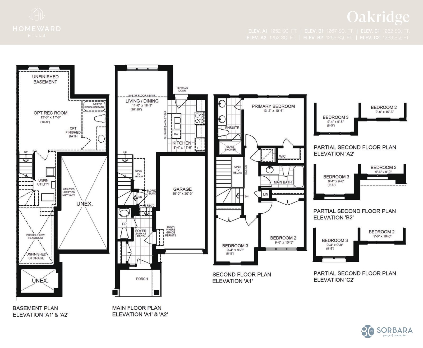 Homeward Hills Townhomes Floor Plan
